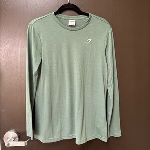 NWOT Gymshark Dark Green Long Sleeve Top
